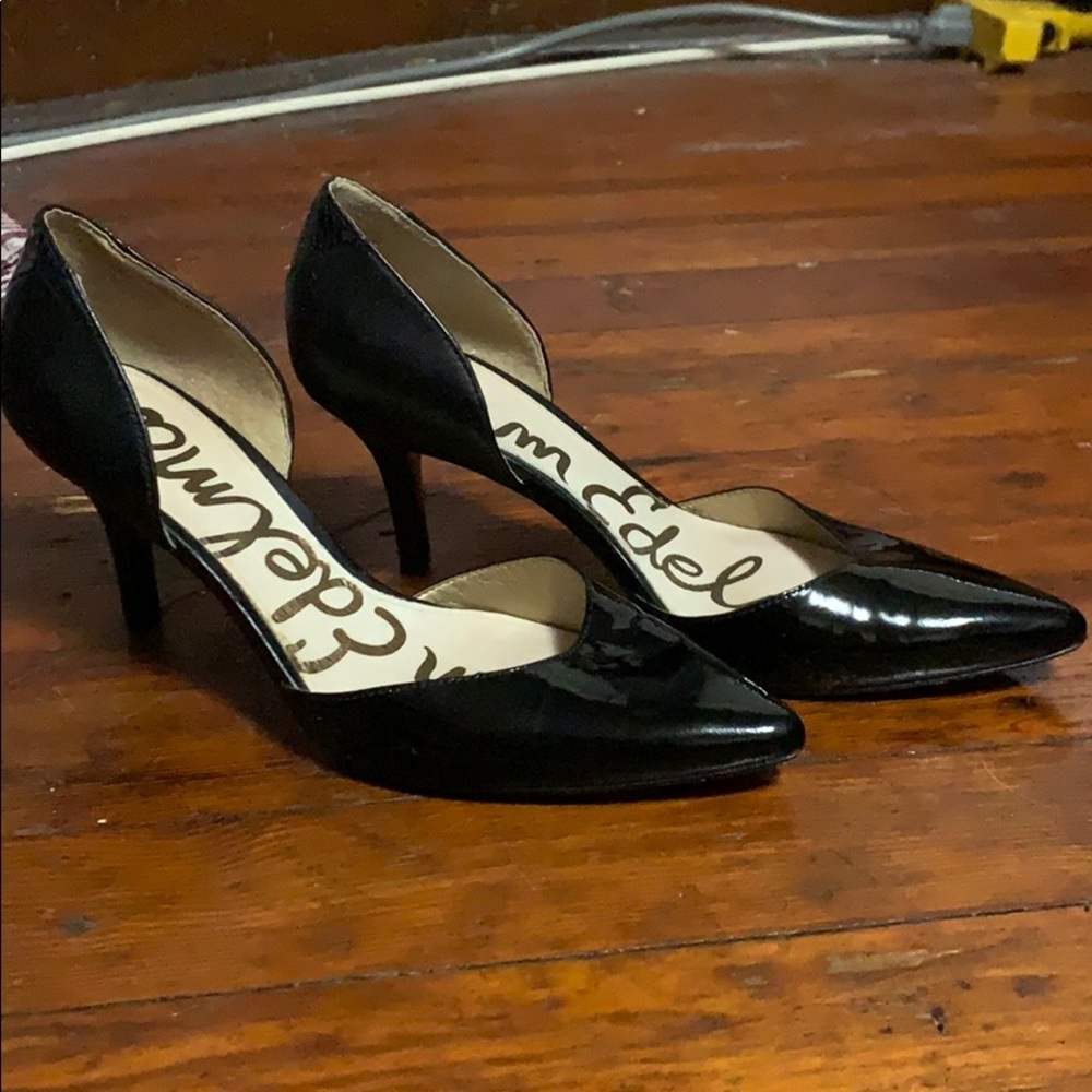 Sam Edelman Black Patent Heels